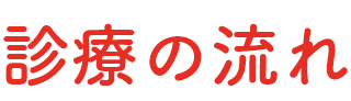 診療の流れ